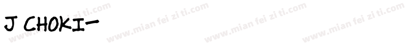 J Choki字体转换